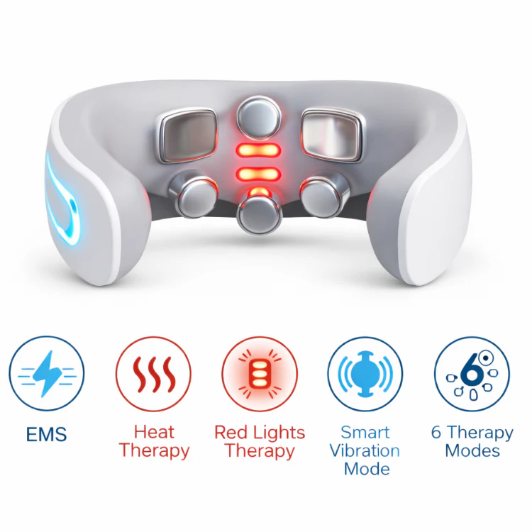 Vittaura MagicPro 3.0 therapy modes: EMS, heat, red light, vibration